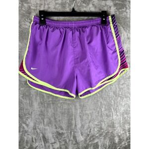 Nike Dri Fit Running Shorts Womens XL‎ Purple Neon Athleisure Y2K Sport